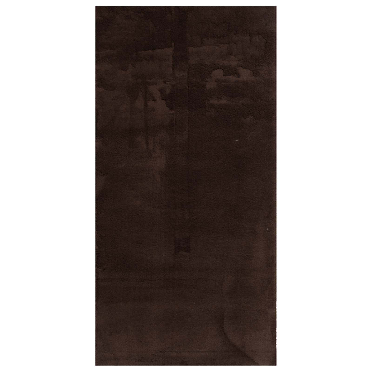Vidaxl medium pile zachte en wasbare tapijt huarte bruin 200 x 100 cm