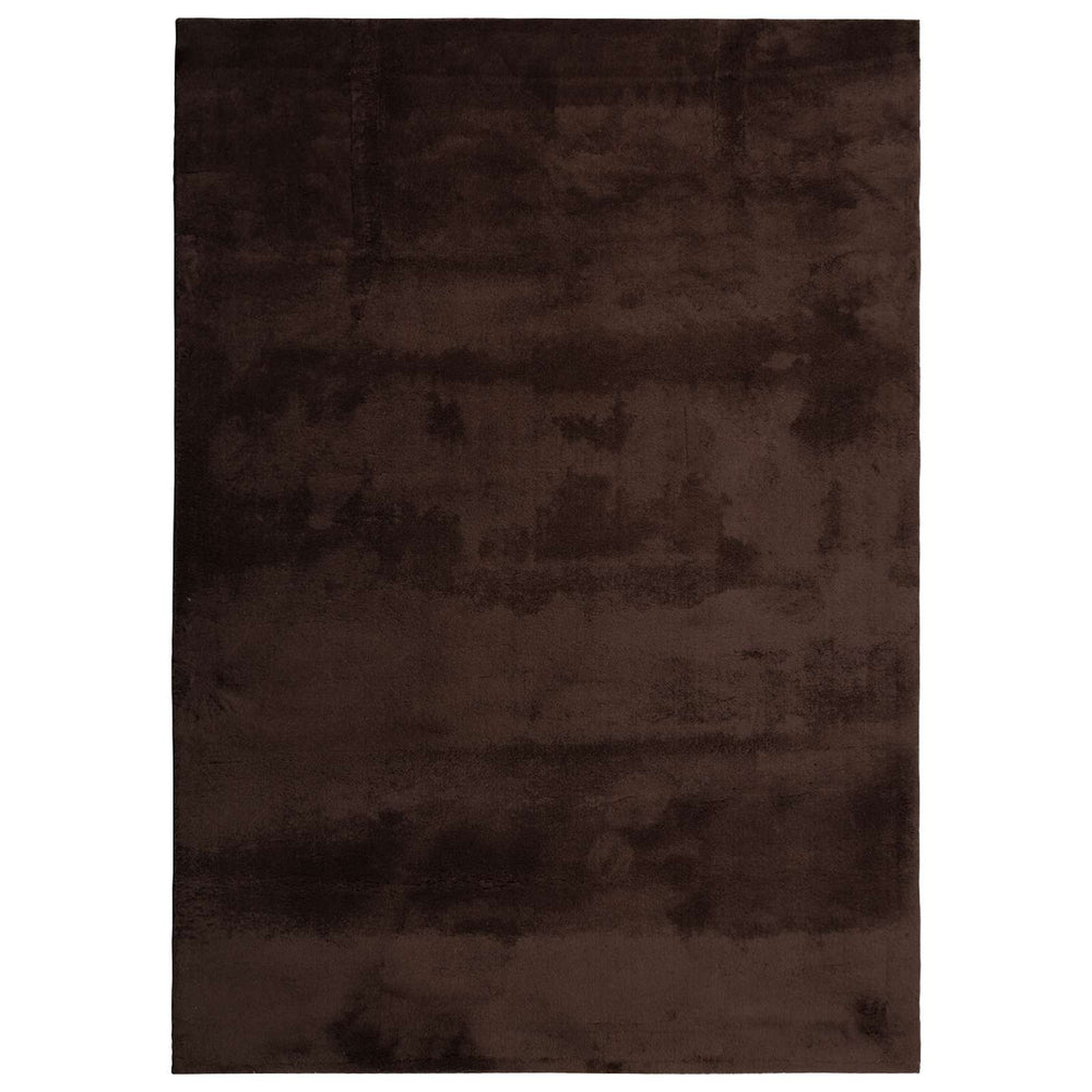 Vidaxl vloerkleden rechthoekig huarte bruin 170 x 120 cm polyester