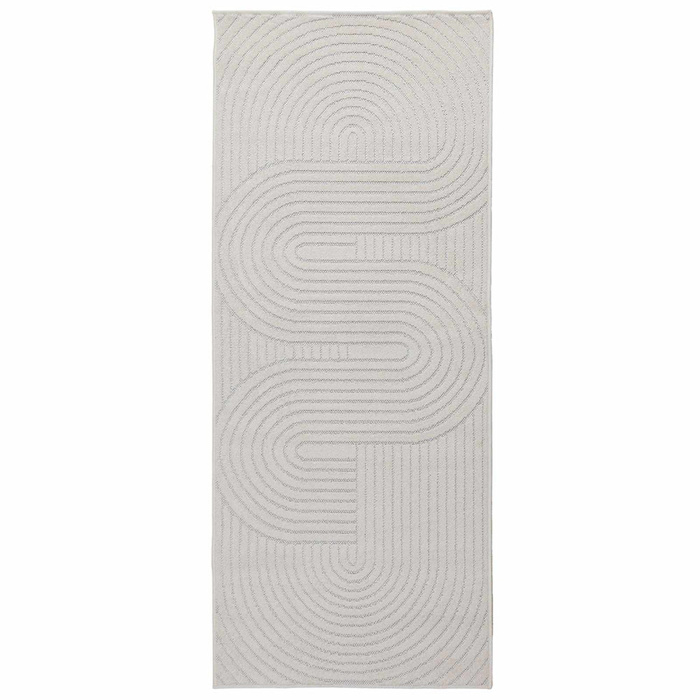 Vidaxl vloerkleden rechthoekig huarte crème 150 x 80 cm polyester