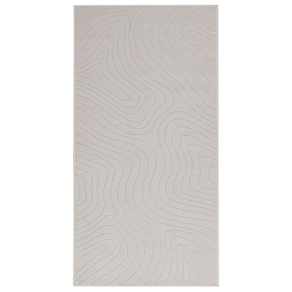 Vidaxl vloerkleden rechthoekig huarte crème 200 x 80 cm polyester
