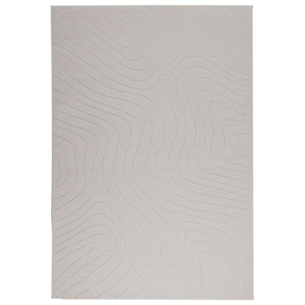Vidaxl vloerkleden rechthoekig huarte crème 170 x 120 cm polyester