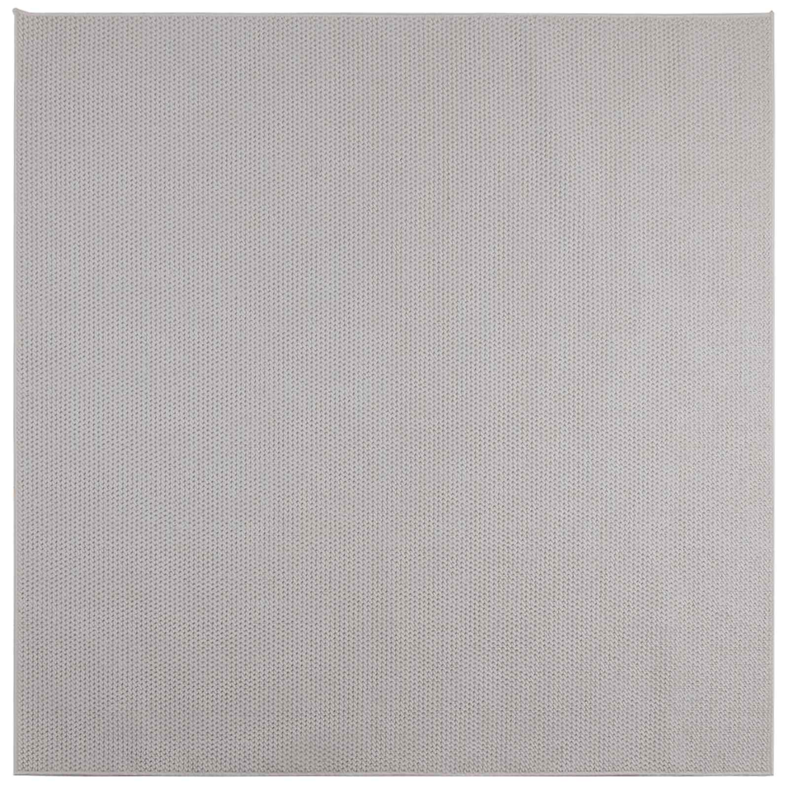 Vidaxl vloerkleden vierkant huarte crème 120 x 120 cm polyester