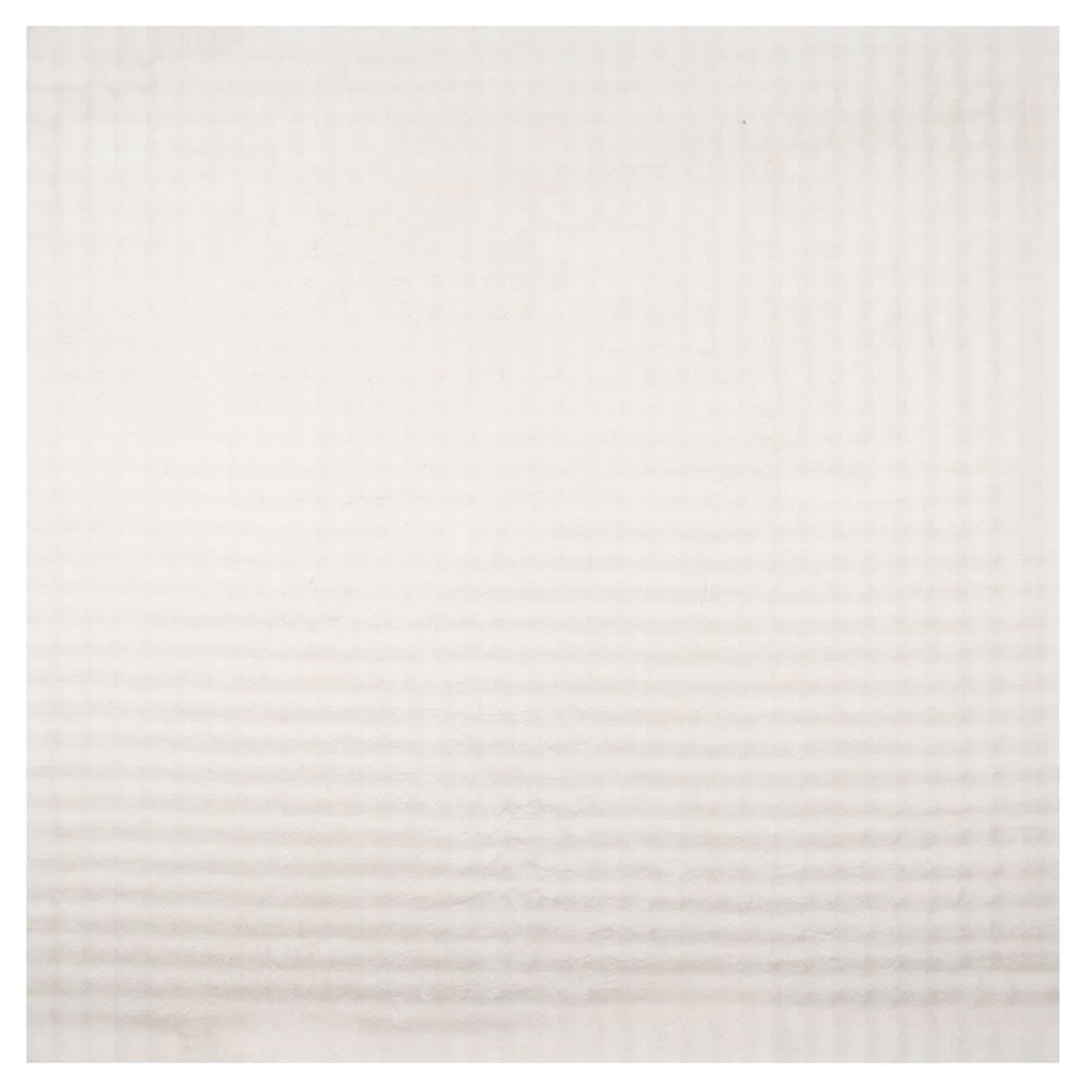 Vidaxl vloerkleden vierkant huarte crème 120 x 120 cm polyester