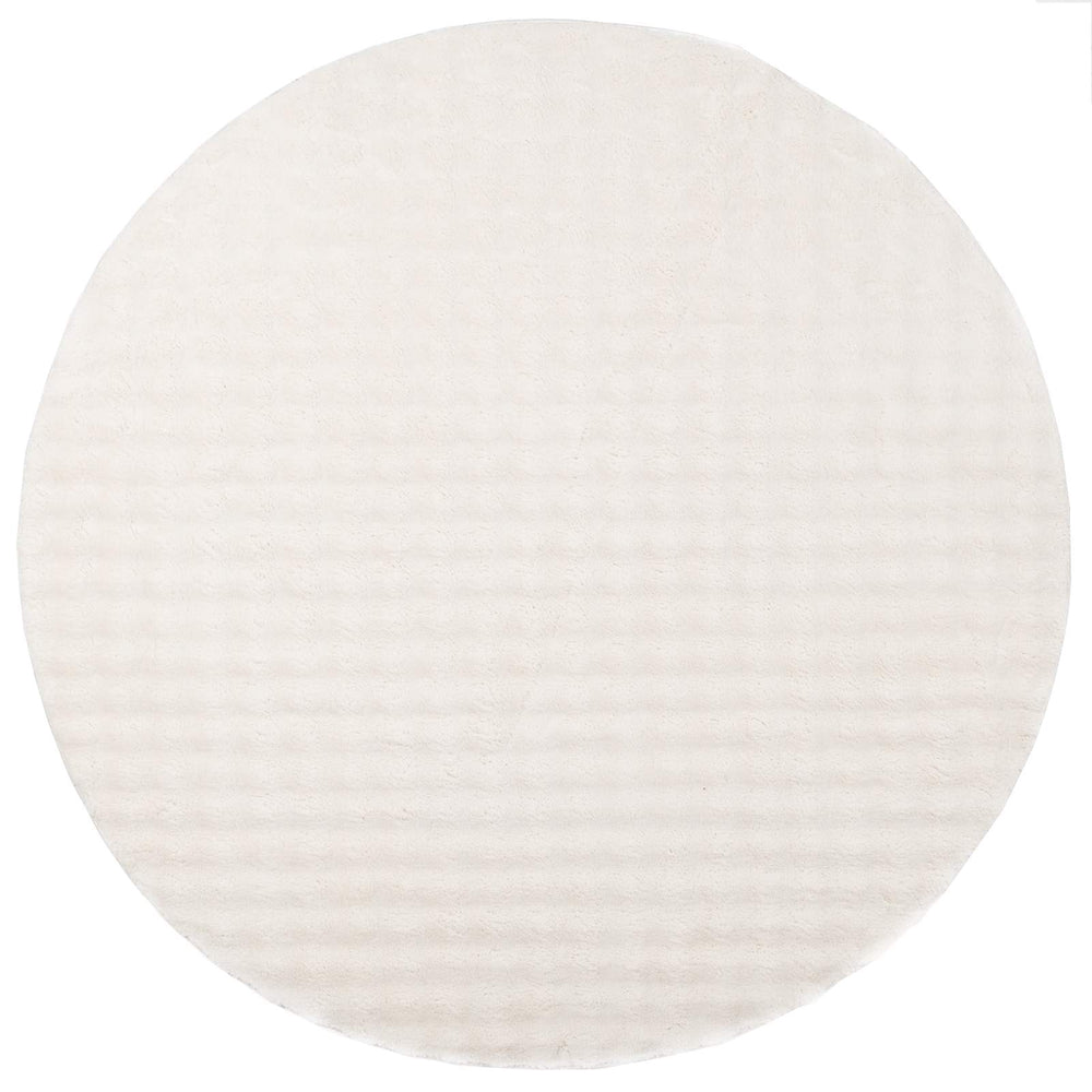 Vidaxl vloerkleden rond huarte crème ø 200 cm polyester