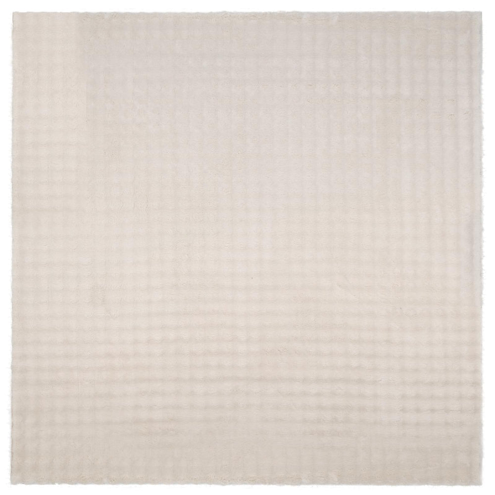 Vidaxl vloerkleden vierkant huarte beige 240 x 240 cm polyester