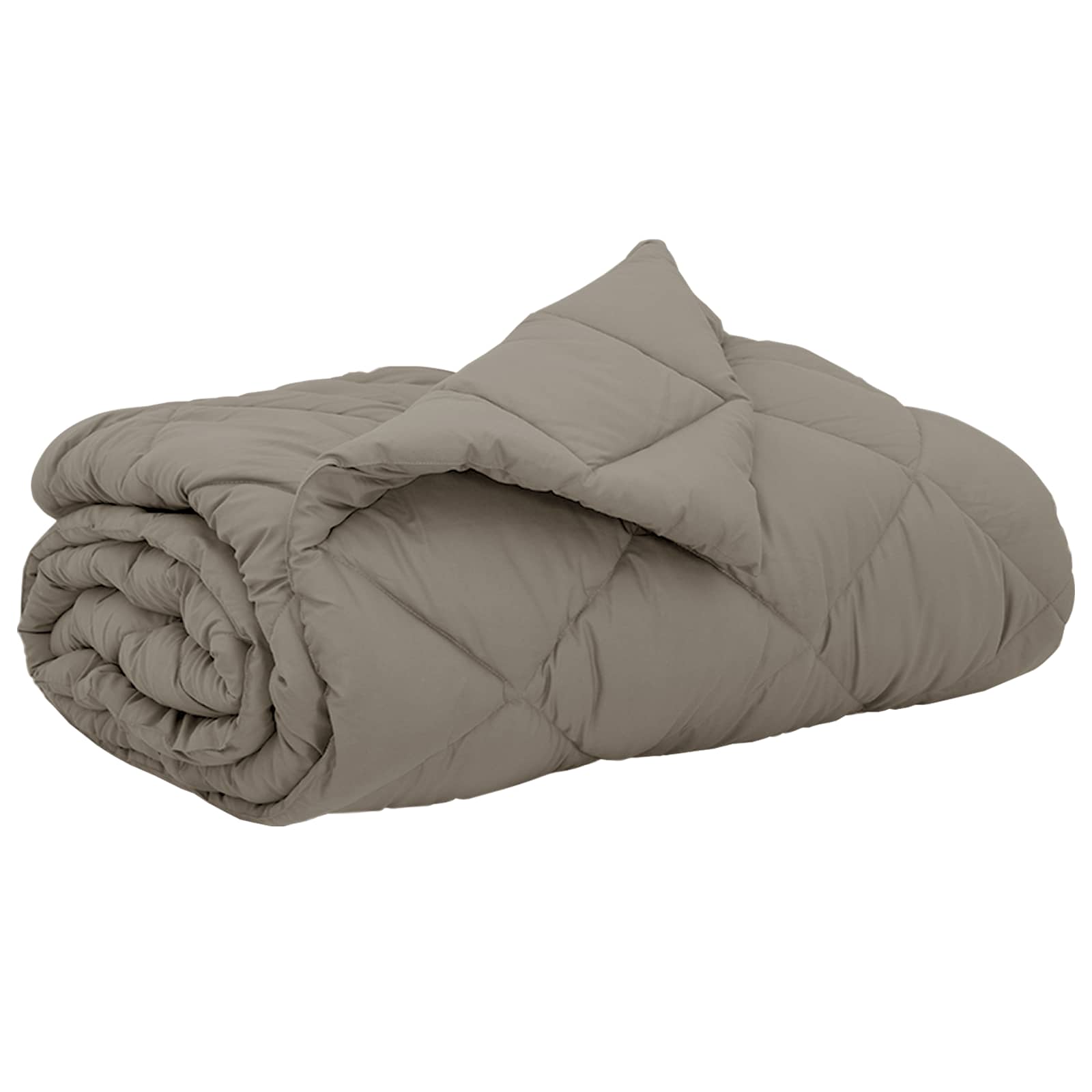 Vidaxl zomer dekbed lichtgrijs 220 x 240 cm microfiber