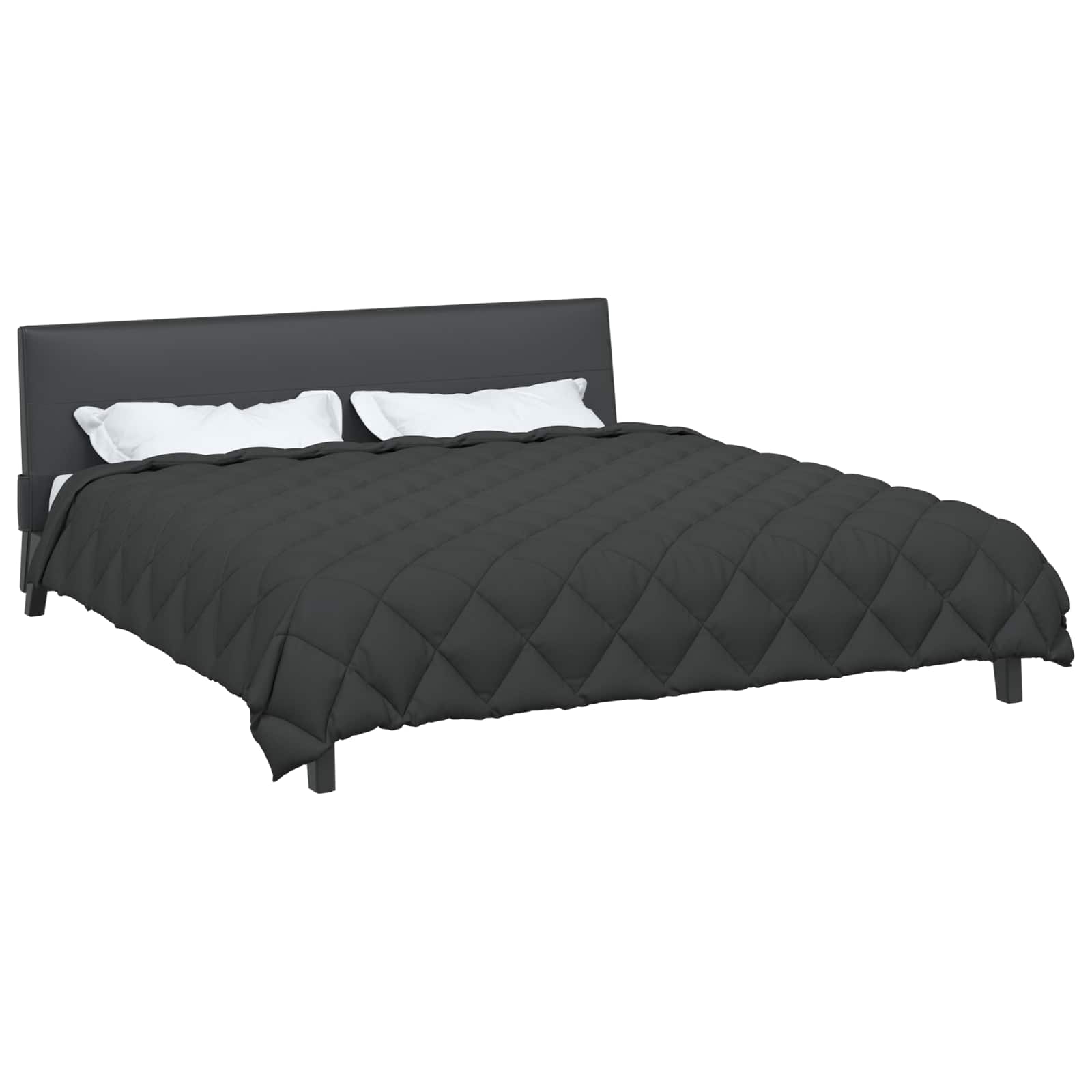 Vidaxl winter dekbed antraciet 220 x 240 cm microfiber