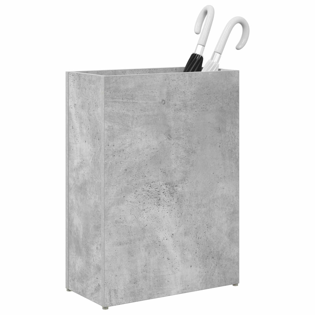 Vidaxl paraplu standaard beton grijs 40 x 20 x 55,5 cm bewerkt hout
