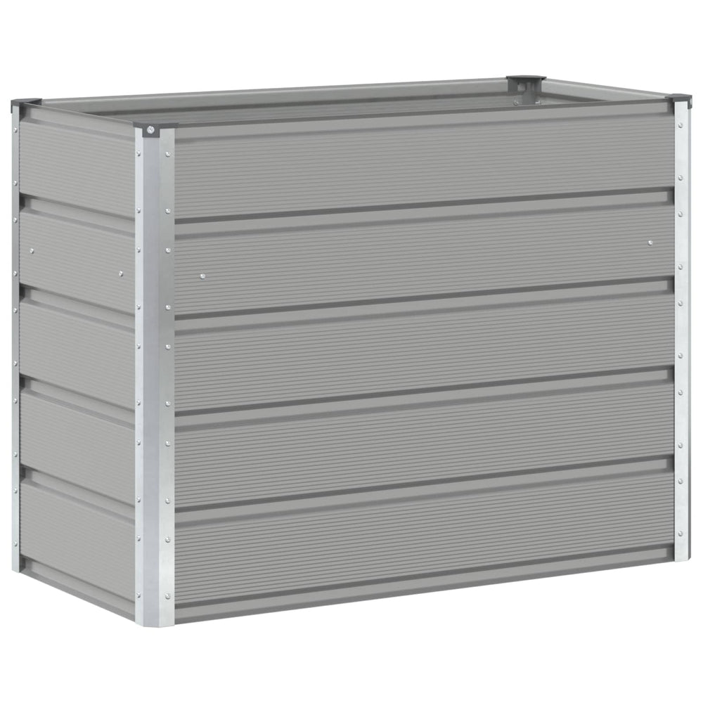 Vidaxl plantenbak lichtgrijs 480 x 50 x 45 cm gegalvaniseerd staal