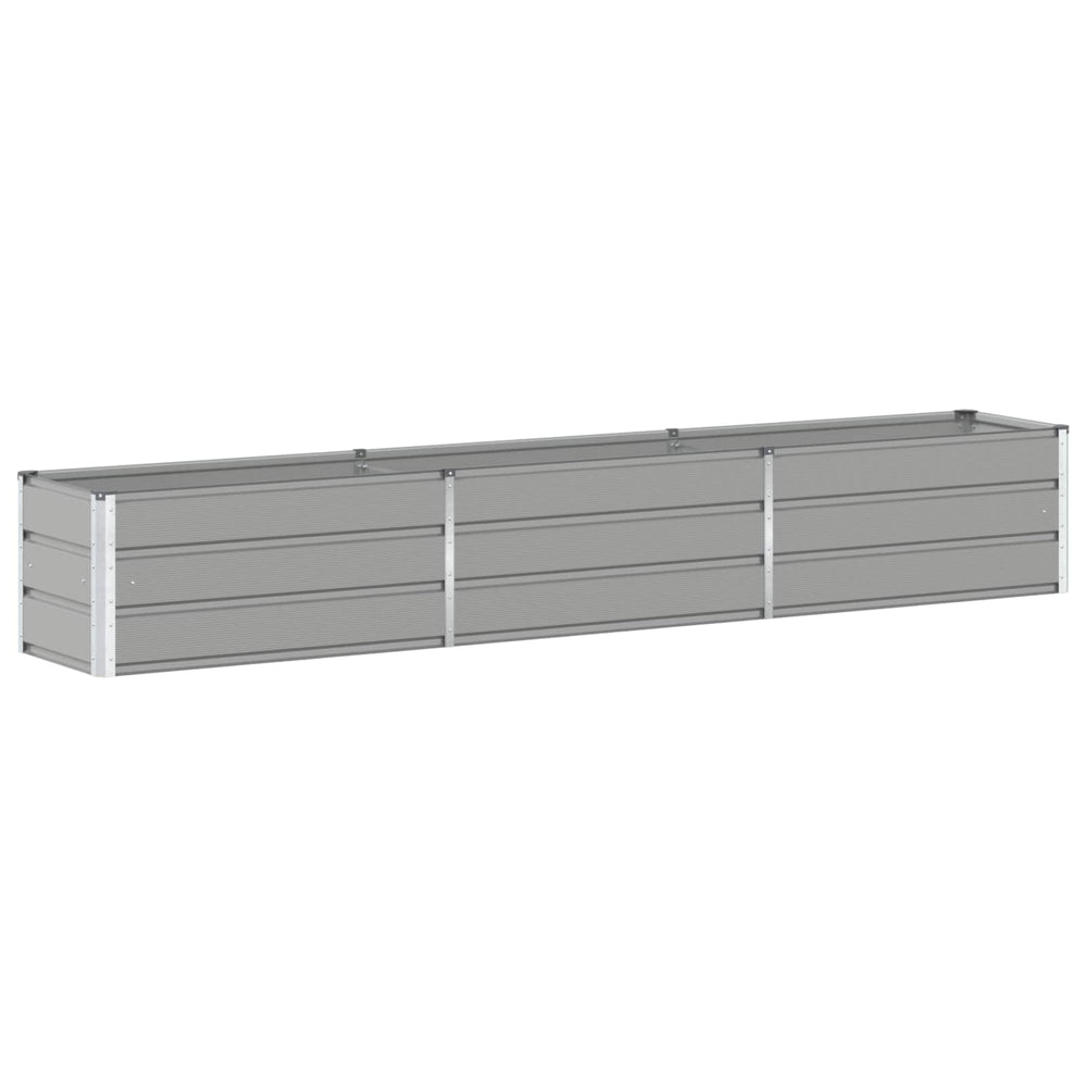 Vidaxl plantenbak lichtgrijs 480 x 50 x 45 cm gegalvaniseerd staal