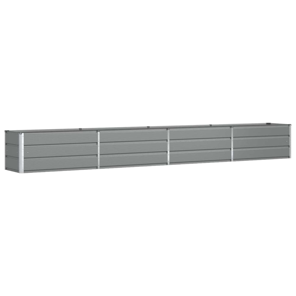Vidaxl plantenbak lichtgrijs 480 x 50 x 45 cm gegalvaniseerd staal