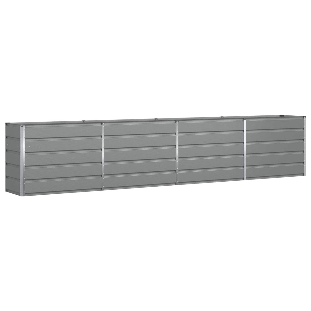 Vidaxl plantenbak lichtgrijs 480 x 50 x 45 cm gegalvaniseerd staal