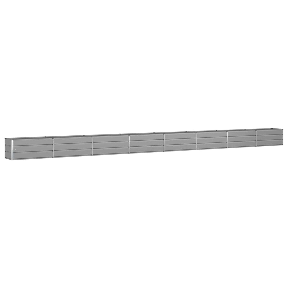Vidaxl plantenbak lichtgrijs 480 x 50 x 45 cm gegalvaniseerd staal