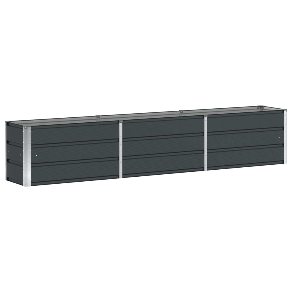 Vidaxl plantenbak antraciet 240 x 40 x 45 cm staal
