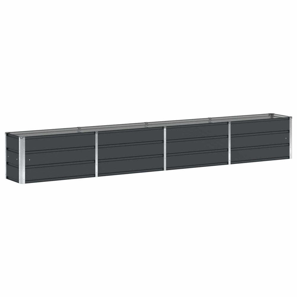 Vidaxl plantenbak antraciet 320 x 40 x 45 cm staal