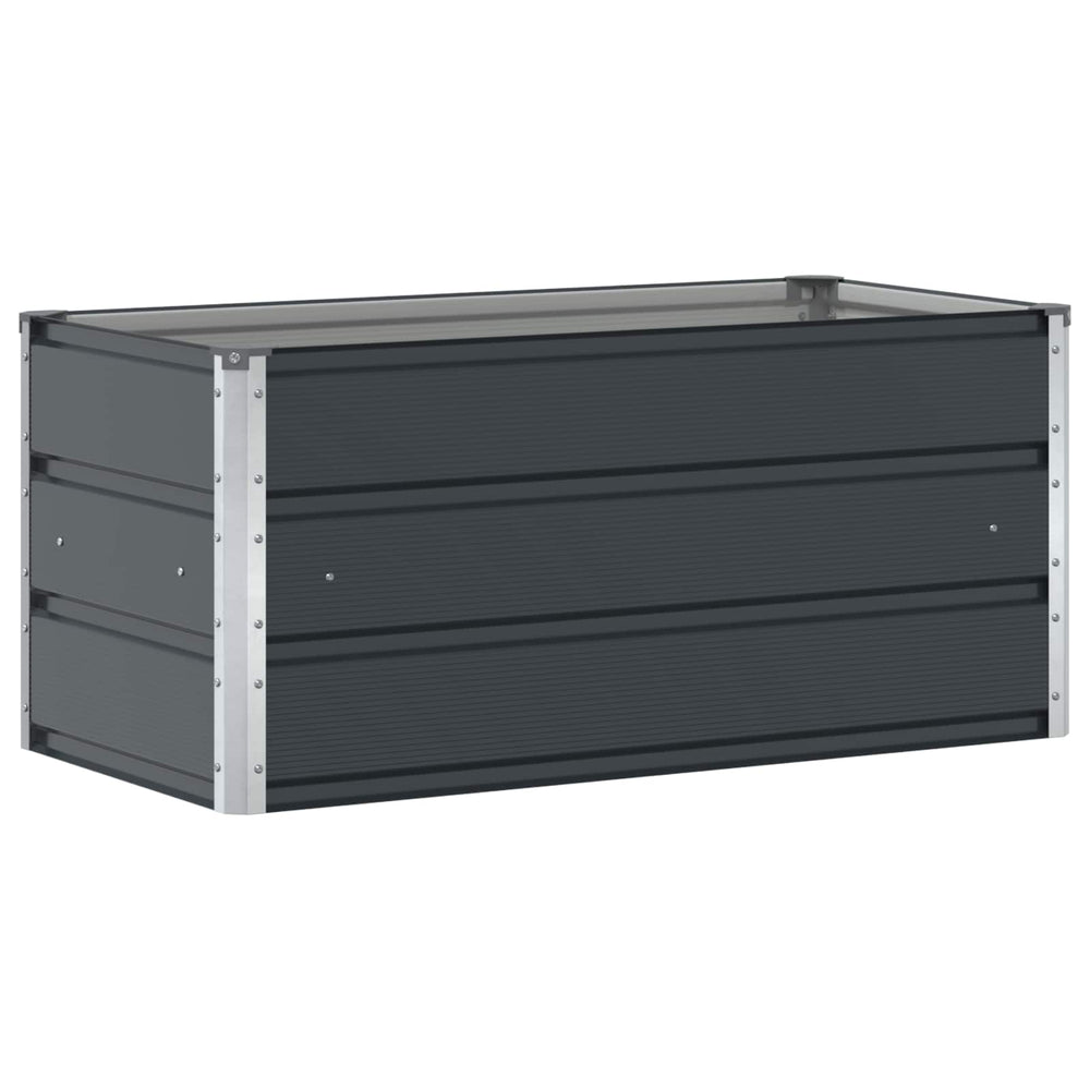 Vidaxl plantenbak antraciet 100 x 50 x 45 cm gegalvaniseerd staal
