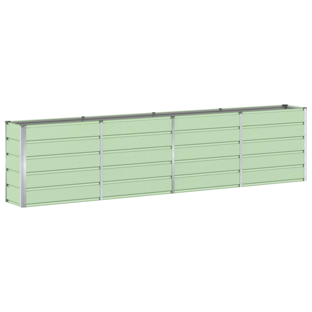 Vidaxl plantenbak groen 160 x 40 x 75 cm staal