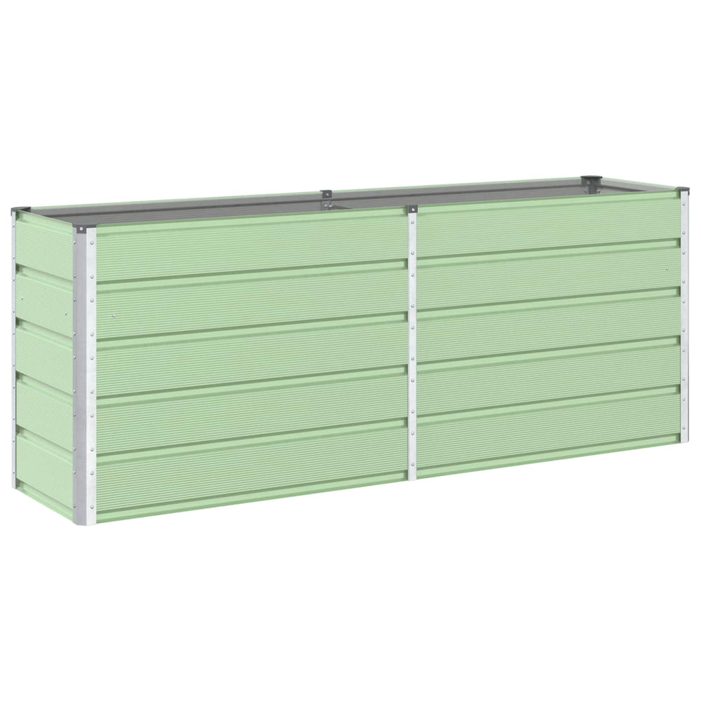 Vidaxl plantenbak pastelgroen 480 x 50 x 45 cm gegalvaniseerd staal