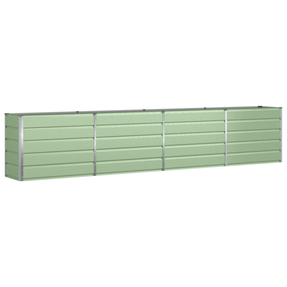 Vidaxl plantenbak pastelgroen 480 x 50 x 45 cm gegalvaniseerd staal