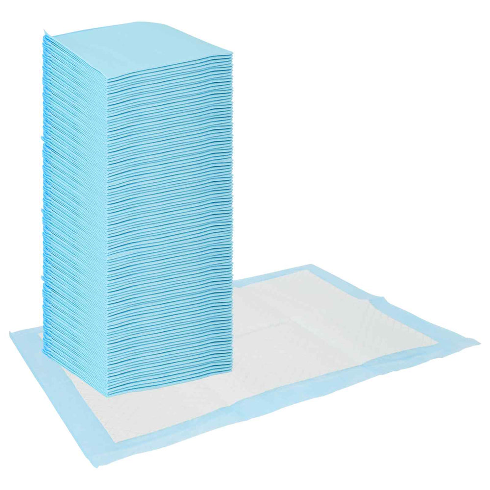 Vidaxl niet-geweven stof huisdier trainingspad 200 pcs blauw en wit