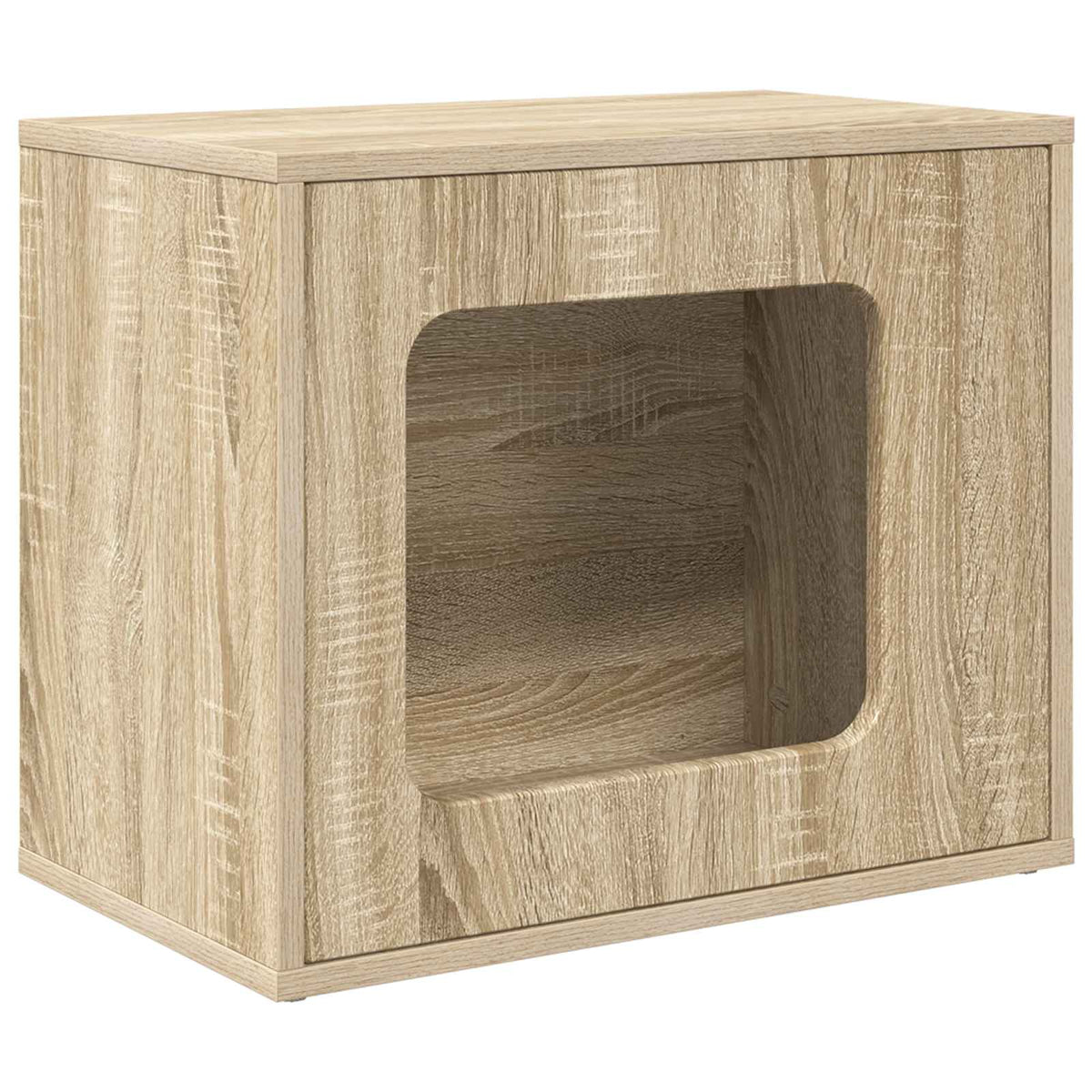 Vidaxl kattenhuis sonoma 51 x 30 x 42,5 cm bewerkt hout