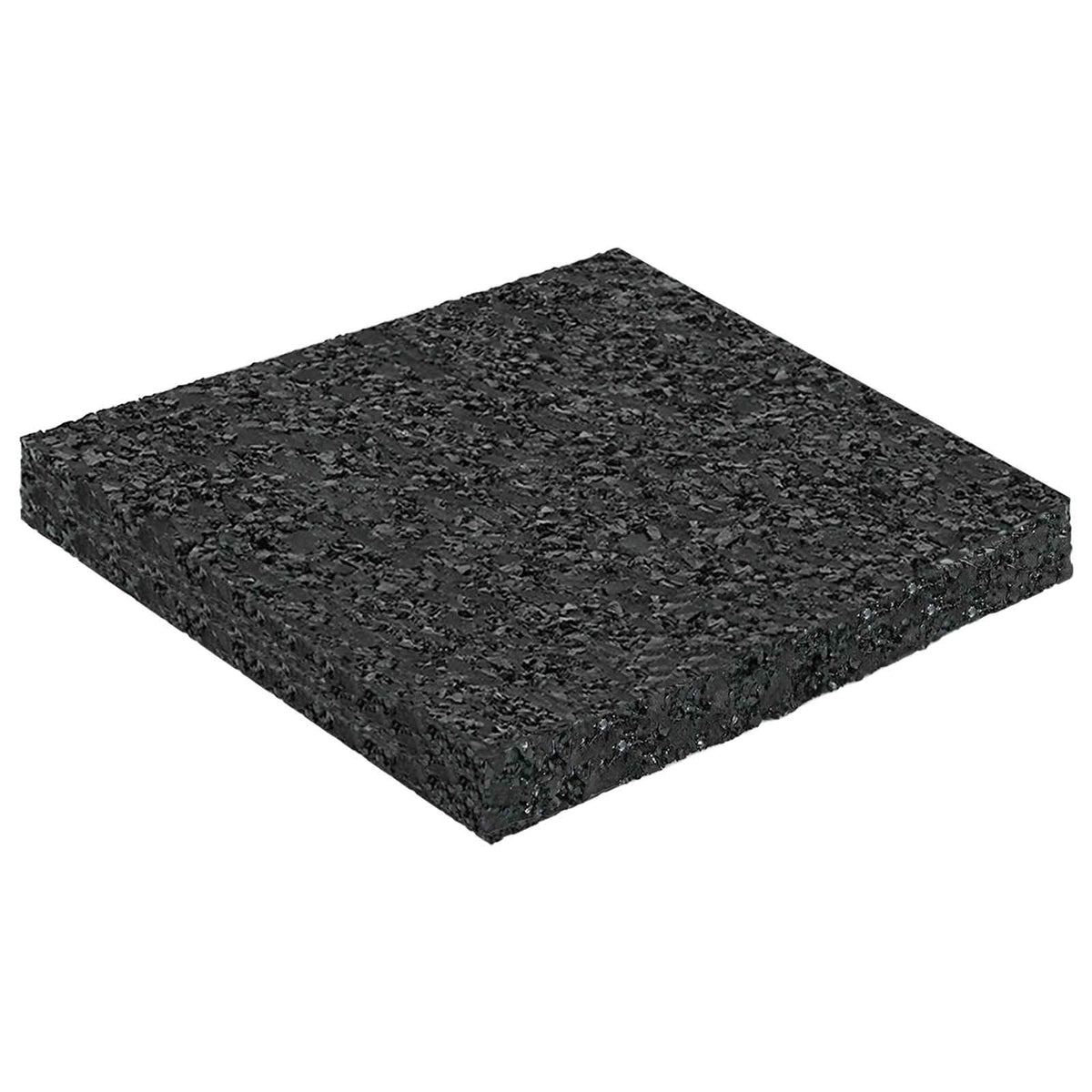 Vidaxl rubber granulaat patio pad zwart 9 x 9 x 0,8 cm rubber