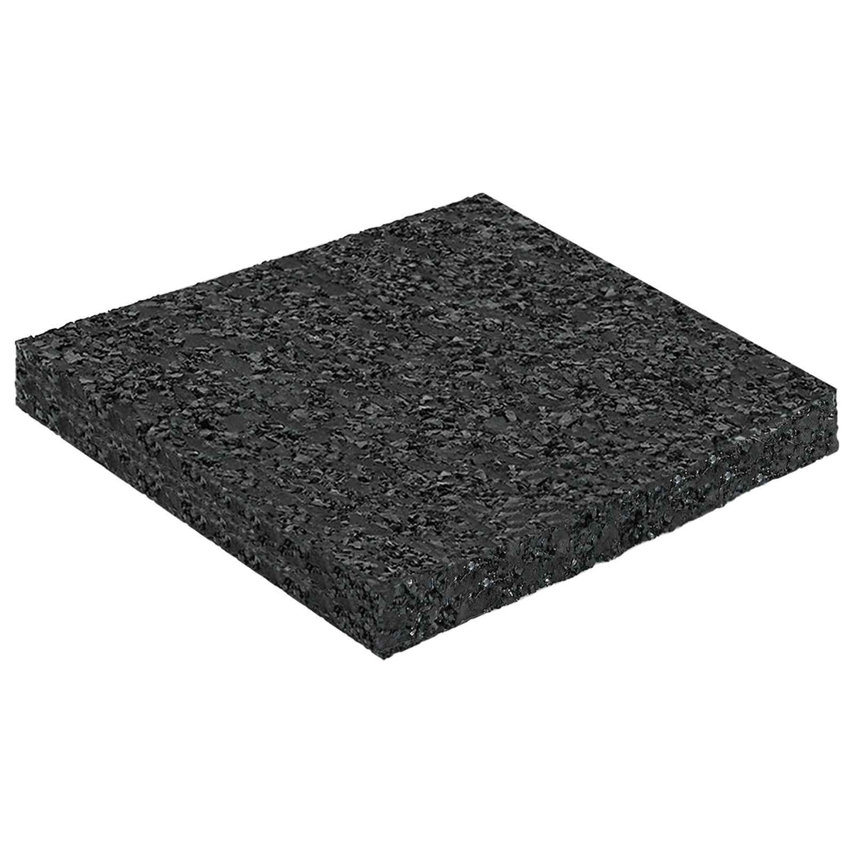Vidaxl rubber granulaat patio pad zwart 9 x 9 x 0,8 cm rubber