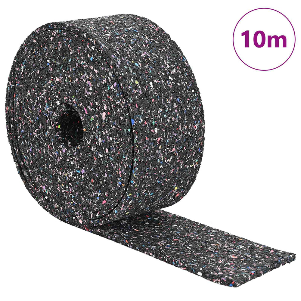 Vidaxl rubberen roller zwart 1000 x 5 x 0,3 cm rubber
