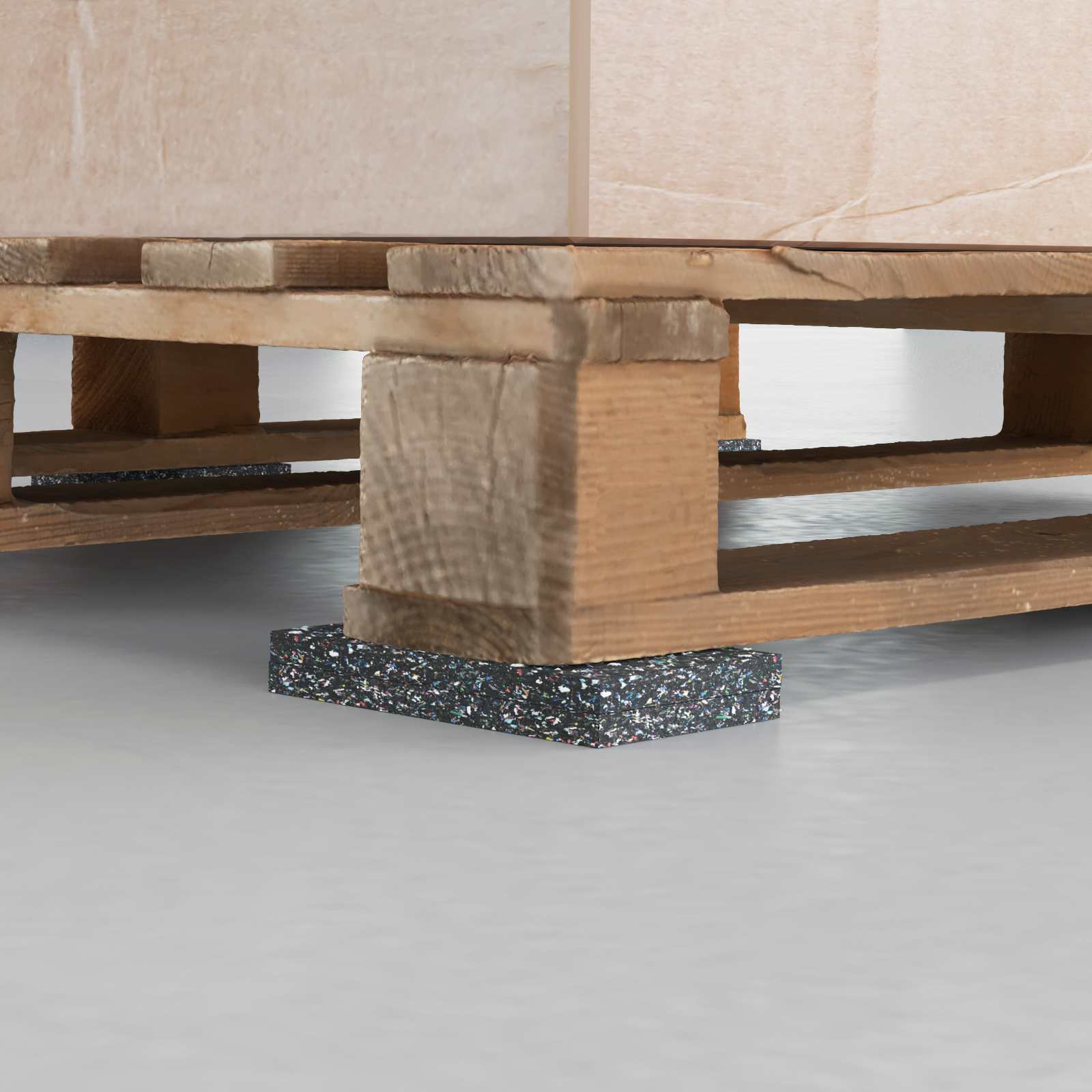 Vidaxl rubberen roller zwart 200 x 5 x 0,6 cm rubber