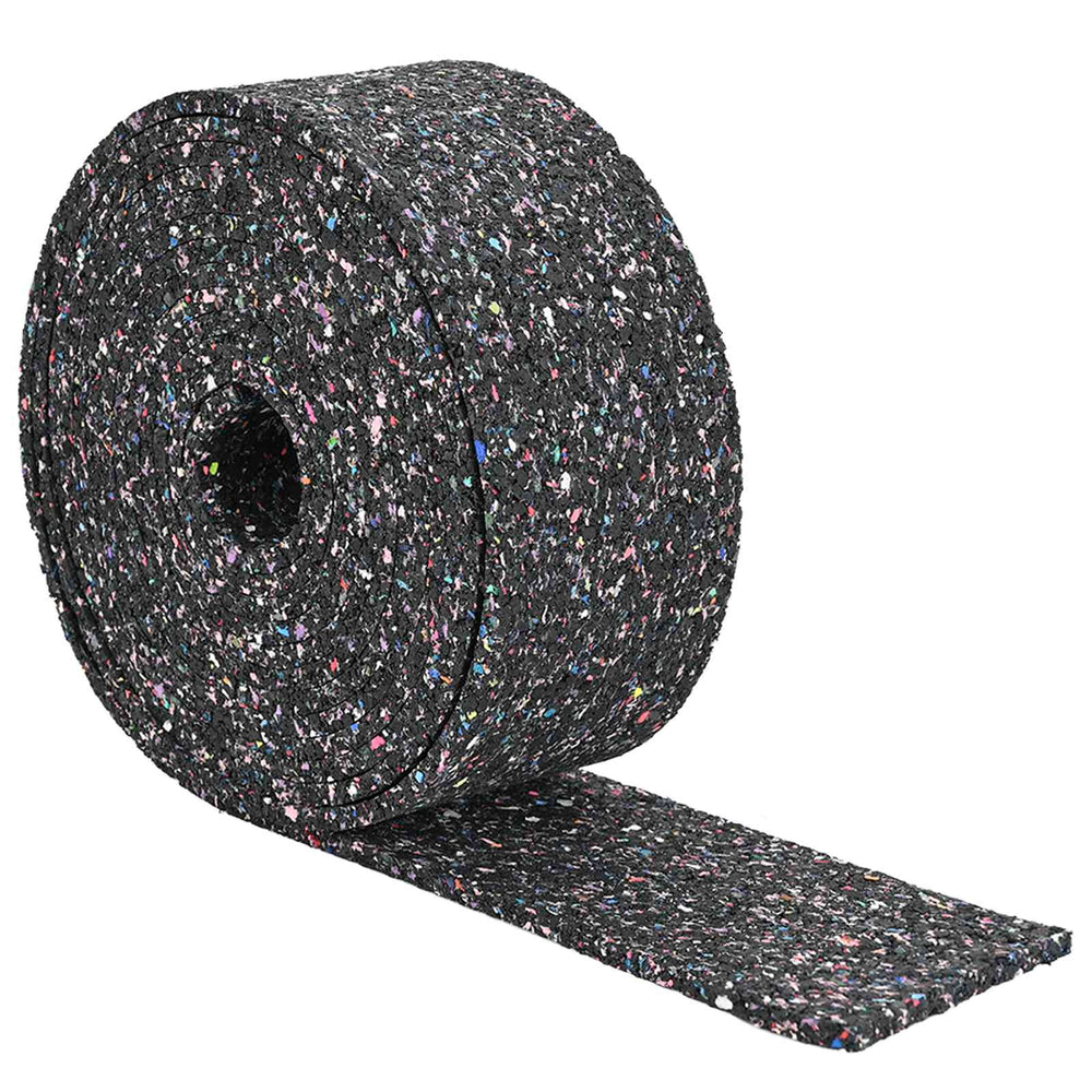 Vidaxl rubberen roller zwart rubber