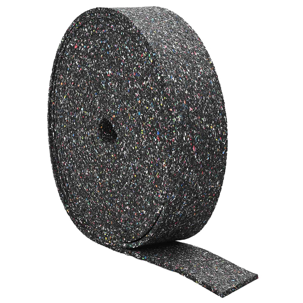 Vidaxl rubberen roller zwart 2000 x 12 x 0,3 cm rubber
