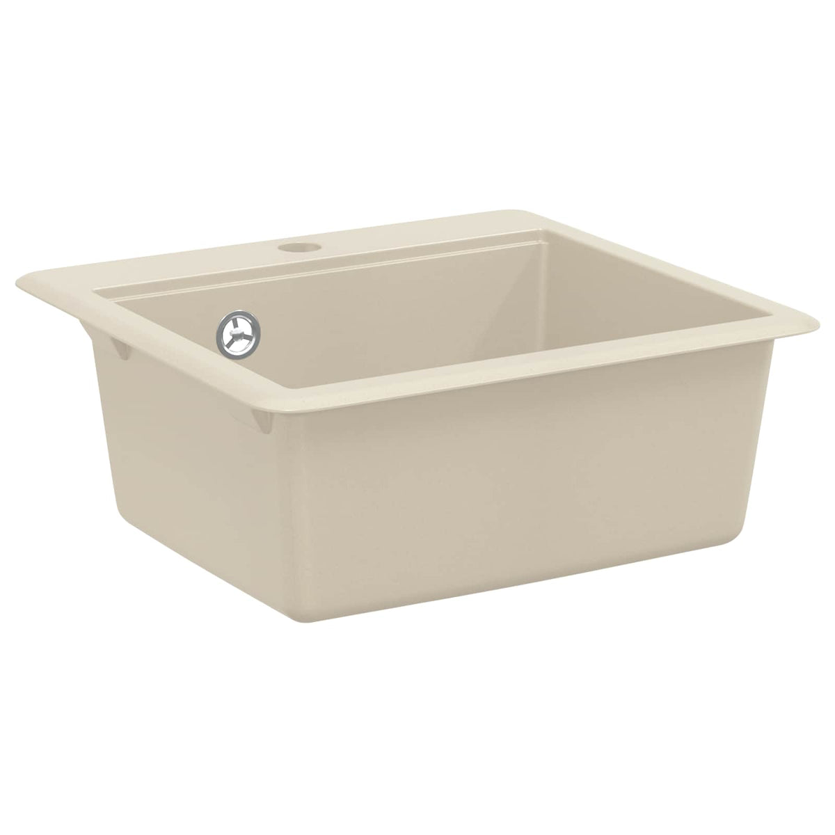 Vidaxl wasbak 80% kwarts en 20% hars 470 x 440 mm beige