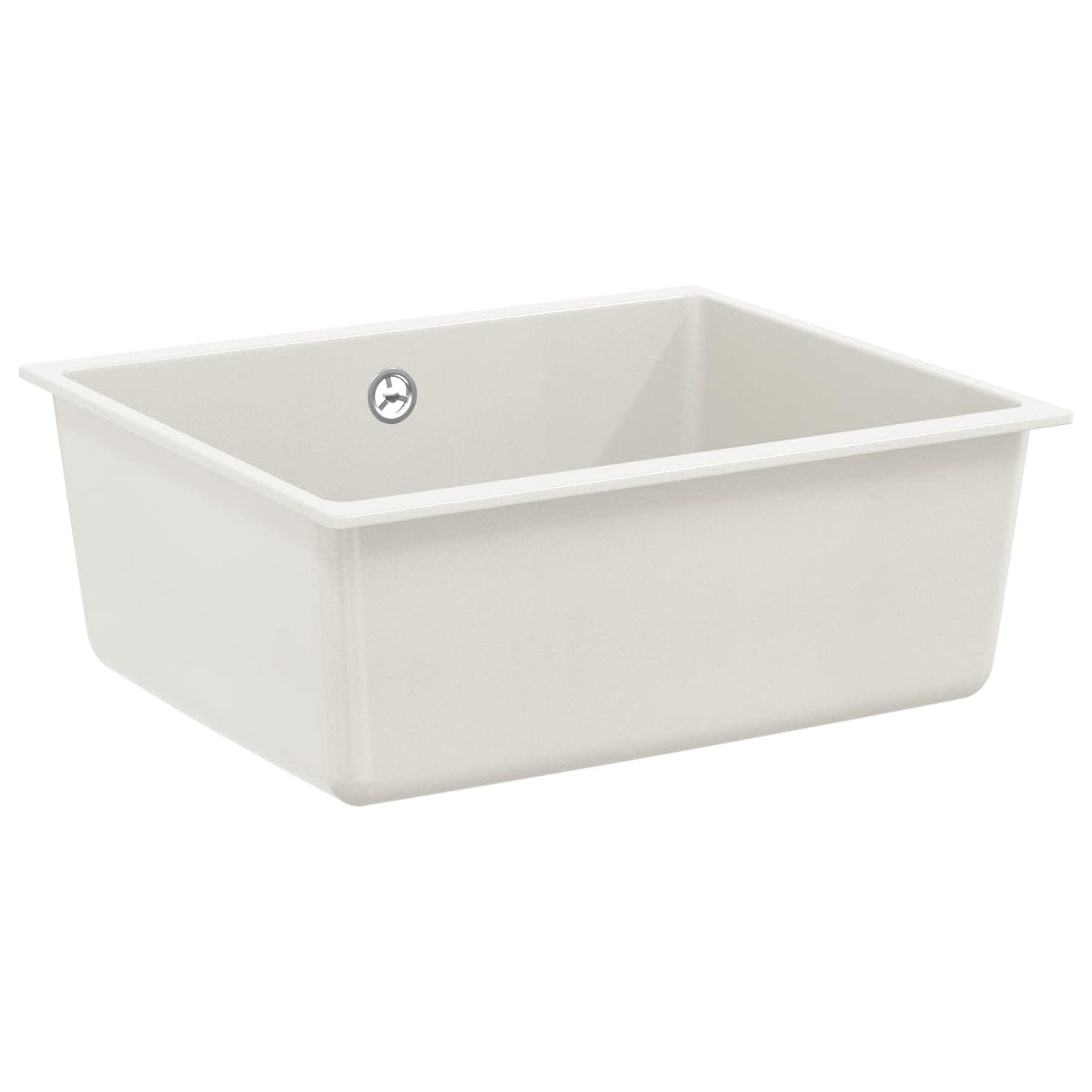 Vidaxl wasbak 80% kwarts en 20% hars 530 x 460 mm wit