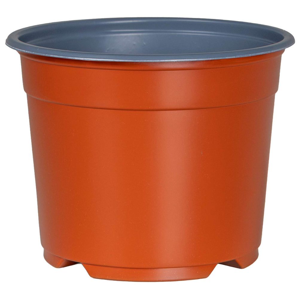 Vidaxl bloempot 200 pcs terracotta ø 15 x 12.5 cm kunststof