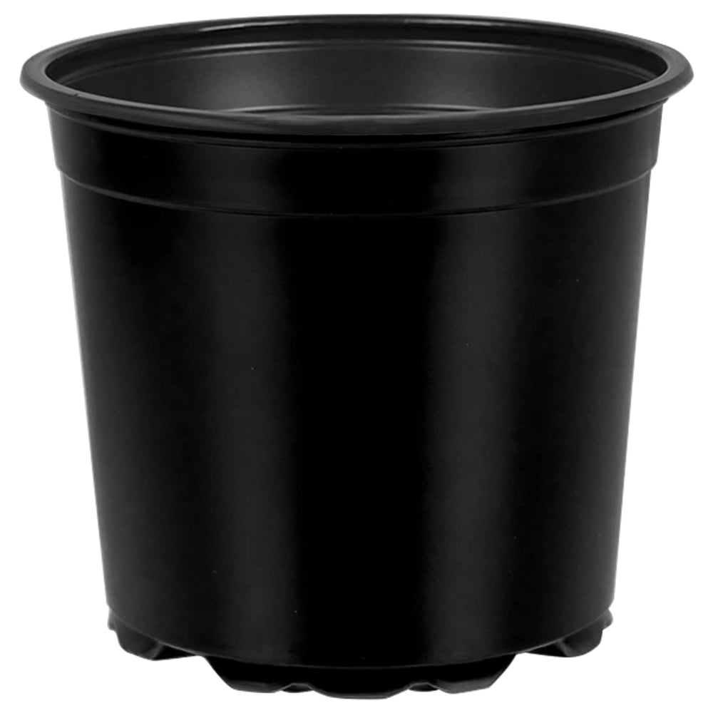 Vidaxl bloempot 50 pcs zwart ø 15 x 13 cm kunststof