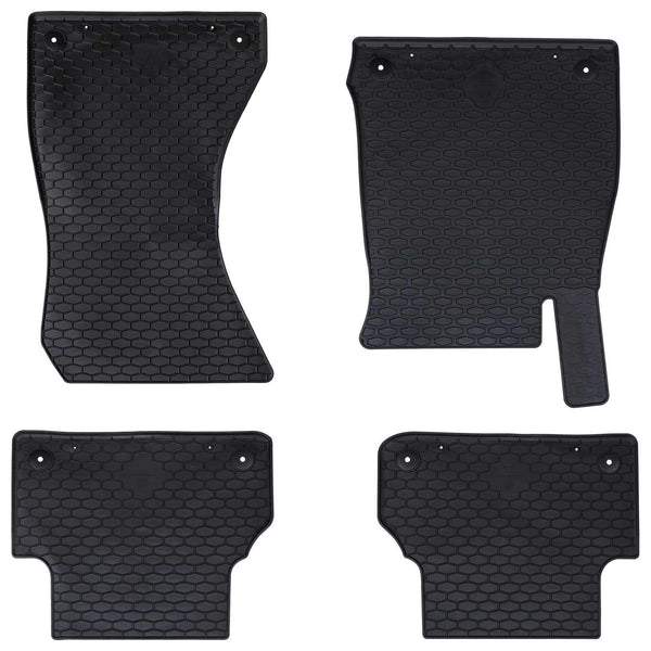 Vidaxl autobodemmat 4 st geschikt voor audi a4 b9 2015-2024 rubber