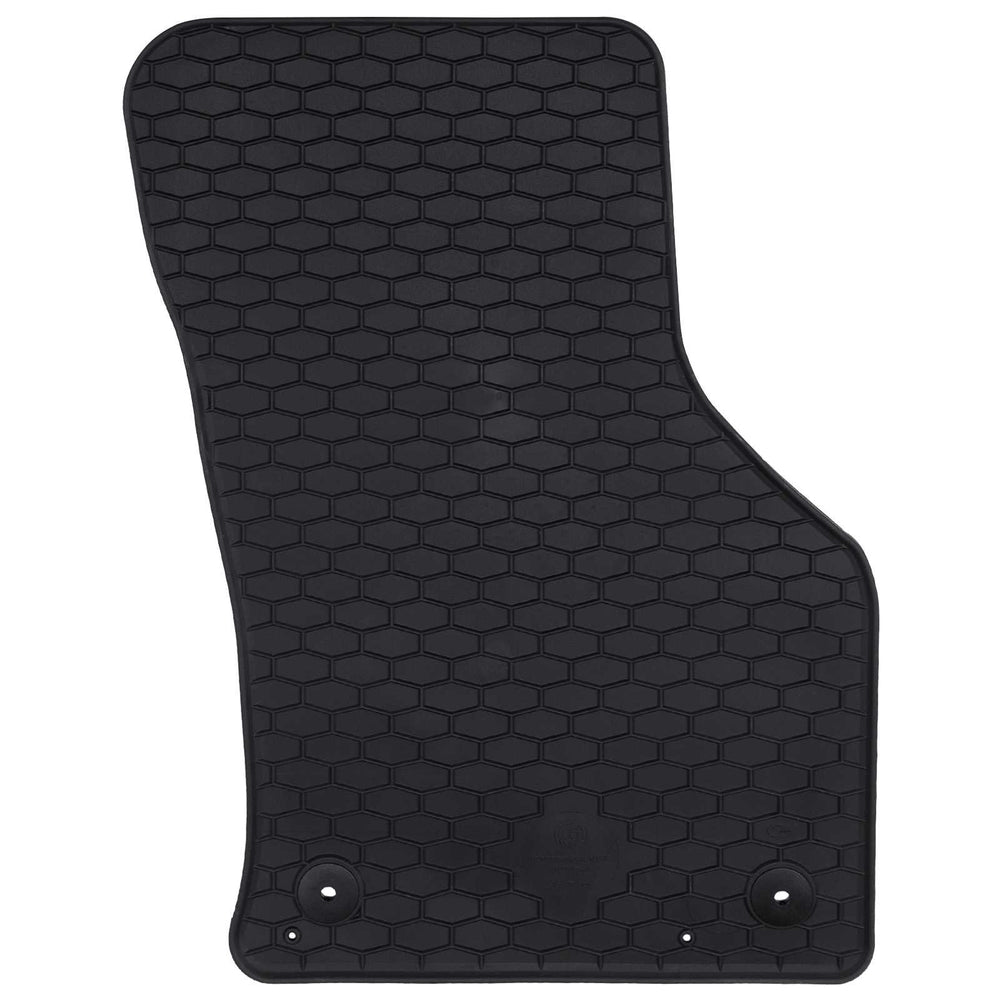 Vidaxl autobodemmat 4 pcs zwart škoda superb iii iv rubber