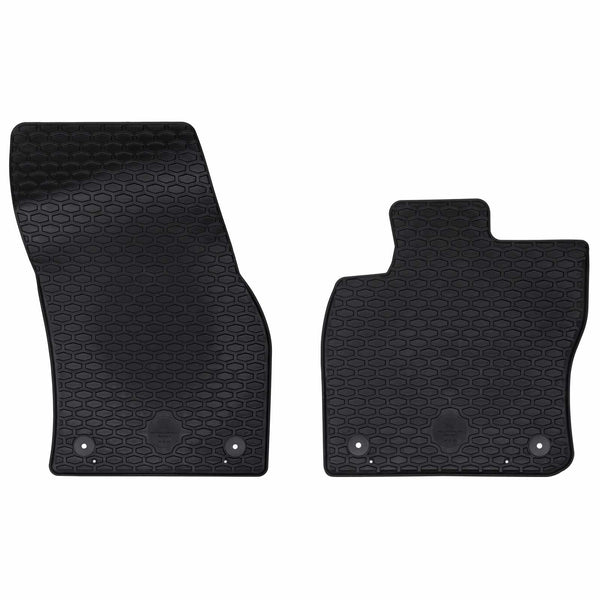 Vidaxl autobodemmat 2 st geschikt voor vw caddy 2020- rubber