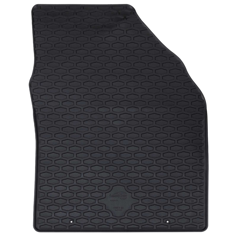 Vidaxl autobodemmat 4 pcs zwart geschikt voor toyota aygo x tpe