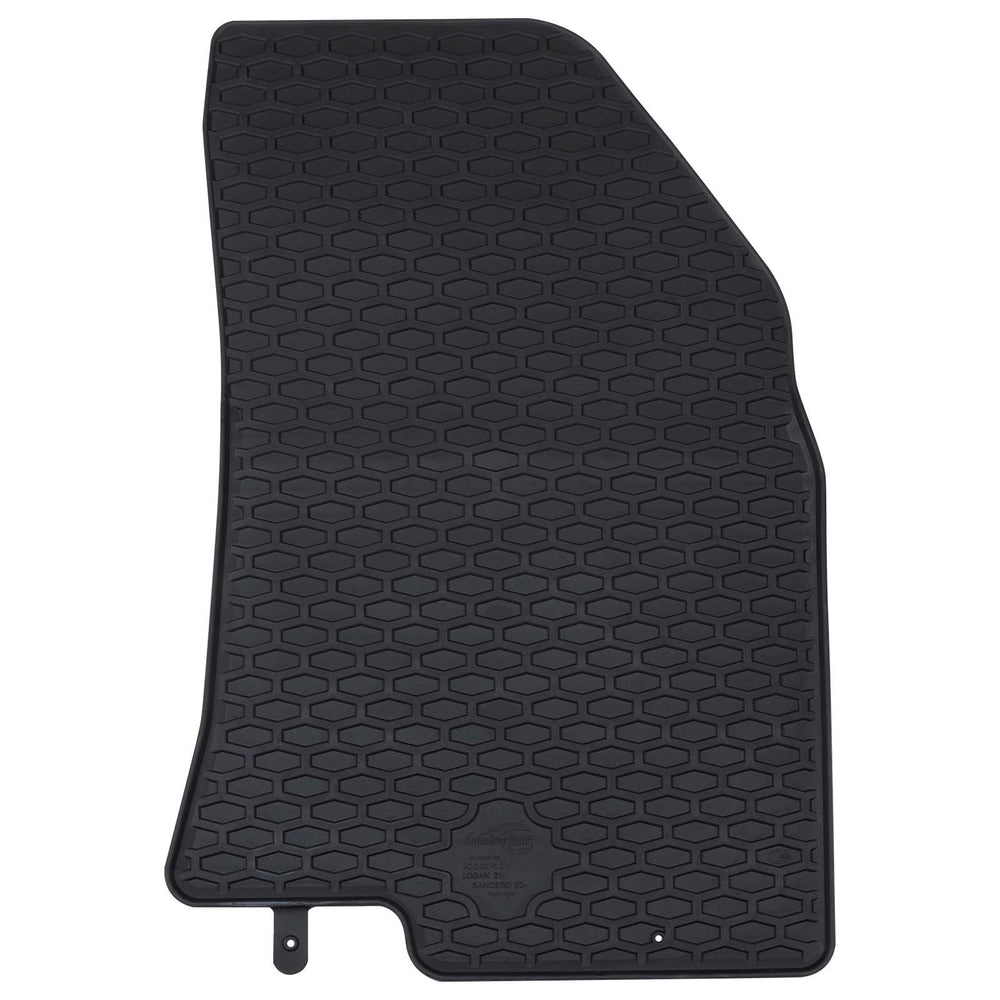 Vidaxl autobodemmat 4 pcs zwart geschikt voor sandero tpe
