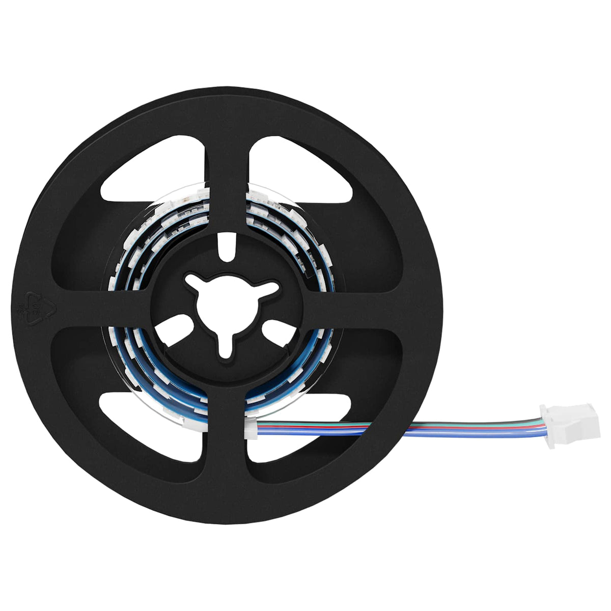 Vidaxl led-strip 2 st zwart en transparant koper en kunststof