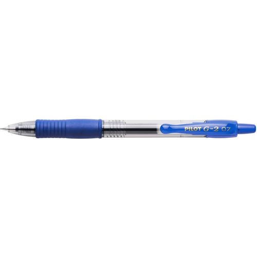 Gel rollerbalpen pilot g-2 blauw 0,4mm fijn
