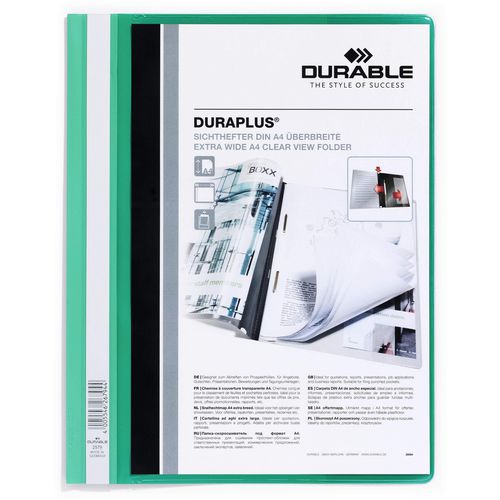 Snelhechter dura duraplus a4+ pvc groen