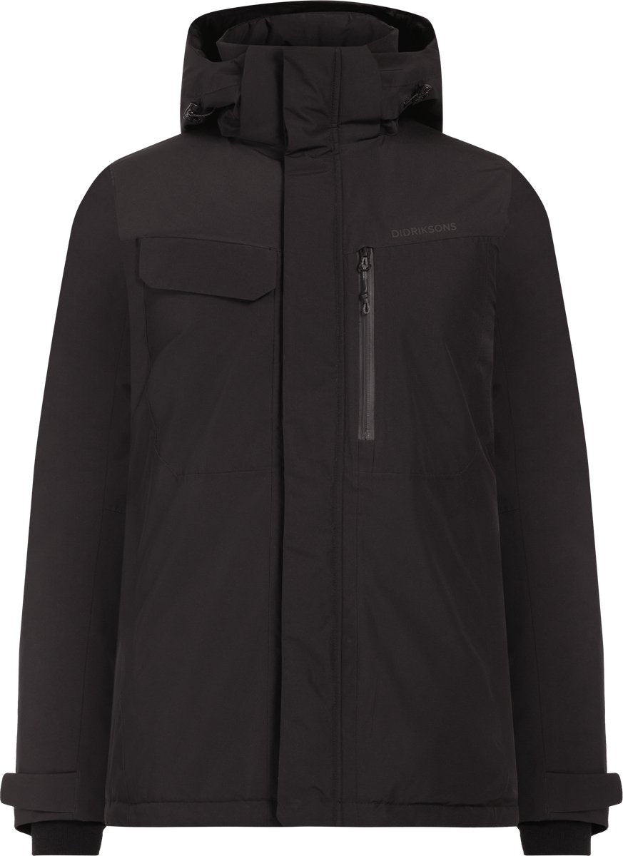 Didriksons stefan usx jkt heren outdoorjas - black