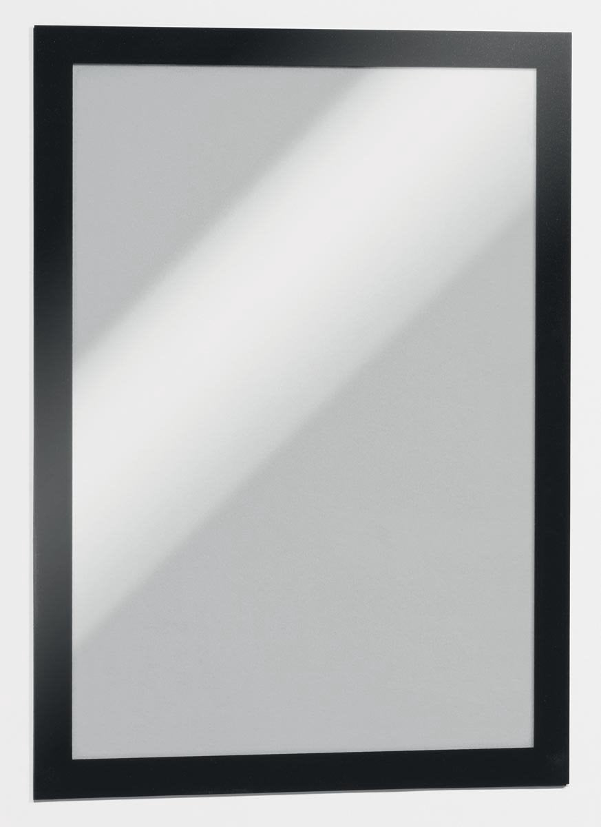 Durable duraframe 487201 a4 325x250mm zwart zelfklevend
