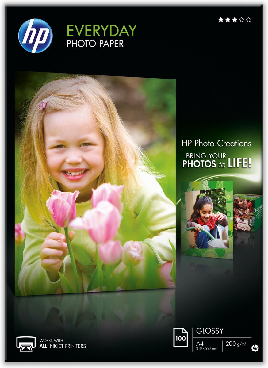 Hp q2510a fotopapier everyday - a4 200g m