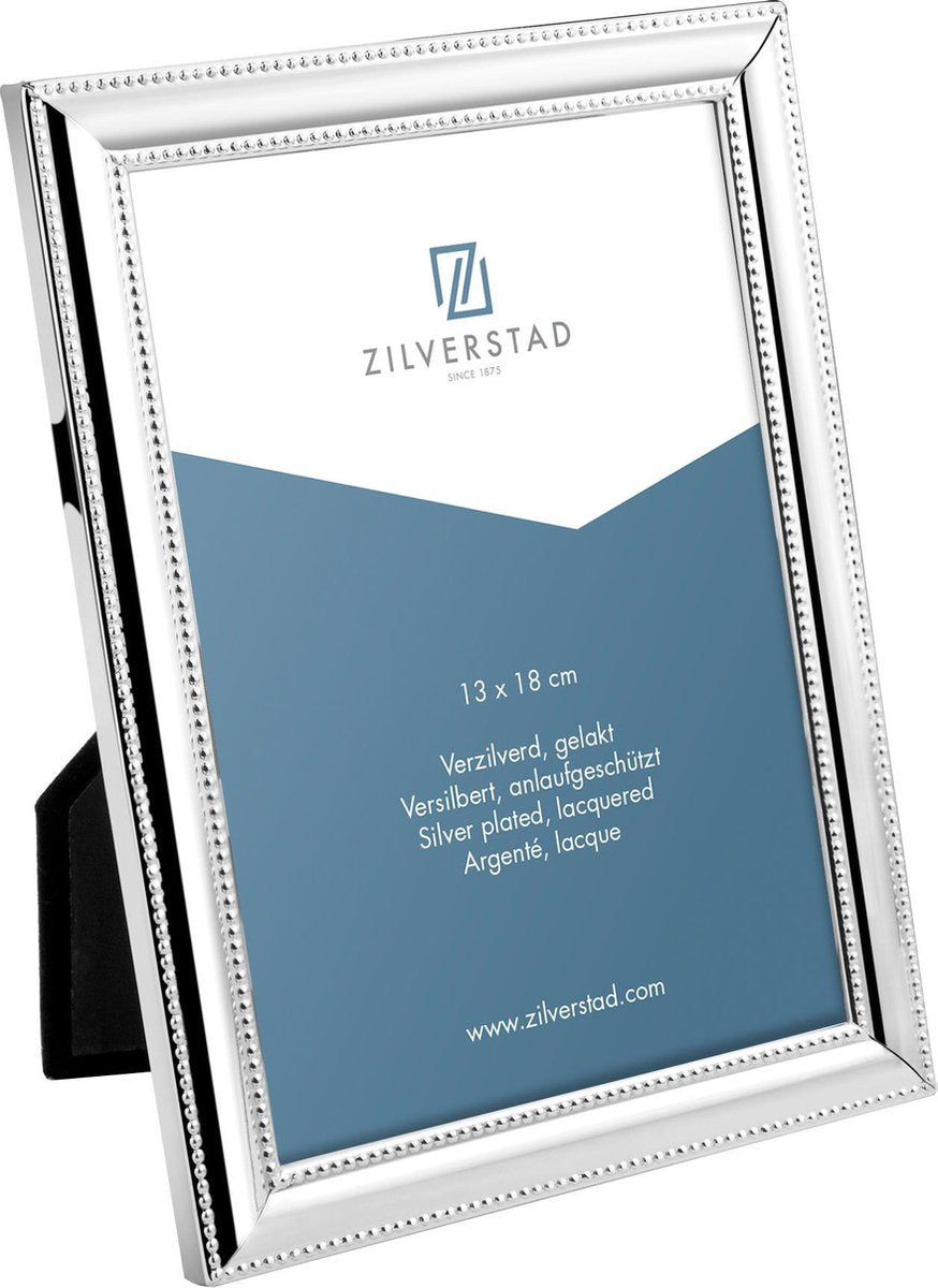 Zilverstad - fotolijst parel zilver 13x18 cm