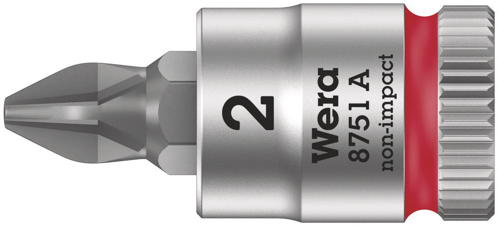 Wera 8751 A Zyklop Phillips Bitdop met 1 4-aandrijving