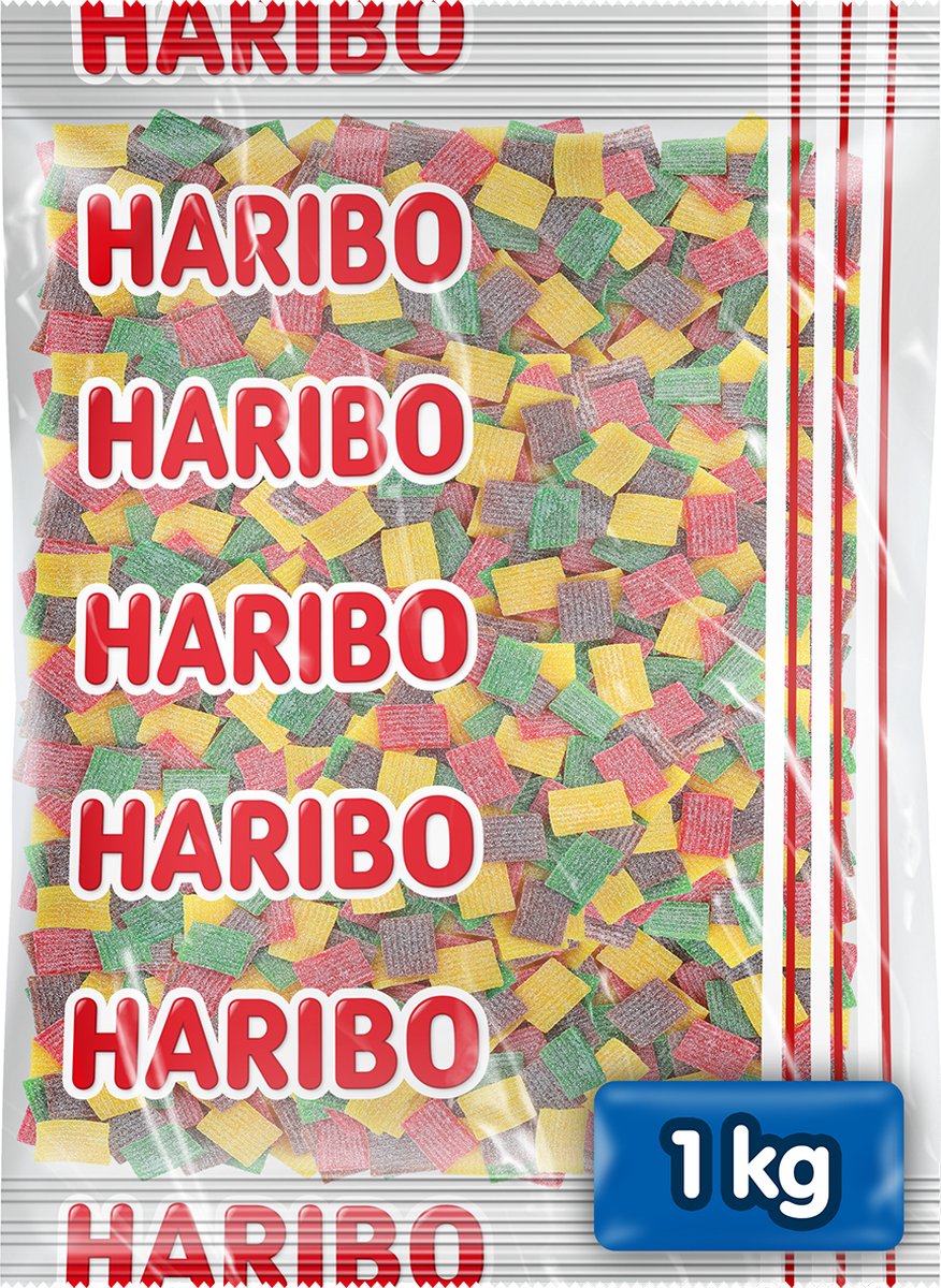 Haribo pasta frutta f!zz - zuur snoep in fruitsmaken - 1kg zak