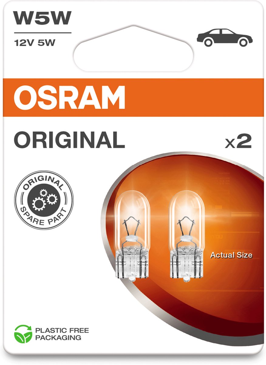 Osram w5w - 5w - w2.1 x 9.5d - bl (100x 70x 10)